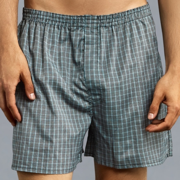 247 Frenzy Power Club  Men's PACK OF 3 Plaid Boxer Shorts (PCB3500_3PK) - Picture 3 of 6